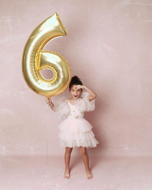 Balloon Numbers | 40 Inch Gold Number Balloons for 5th Birthday & Wedding Decor
