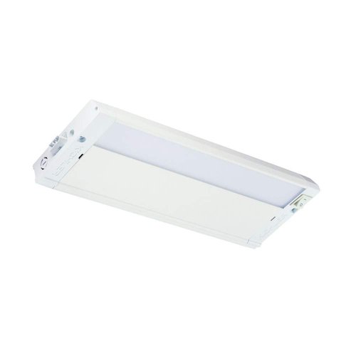 Kichler 4U Series LED Under Cabinet Light in Textured White, 3000K Dimmable Task Lighting for Kitchen or Office, 4U30K12WHT, (4.5" W x 1" H x 12" L)