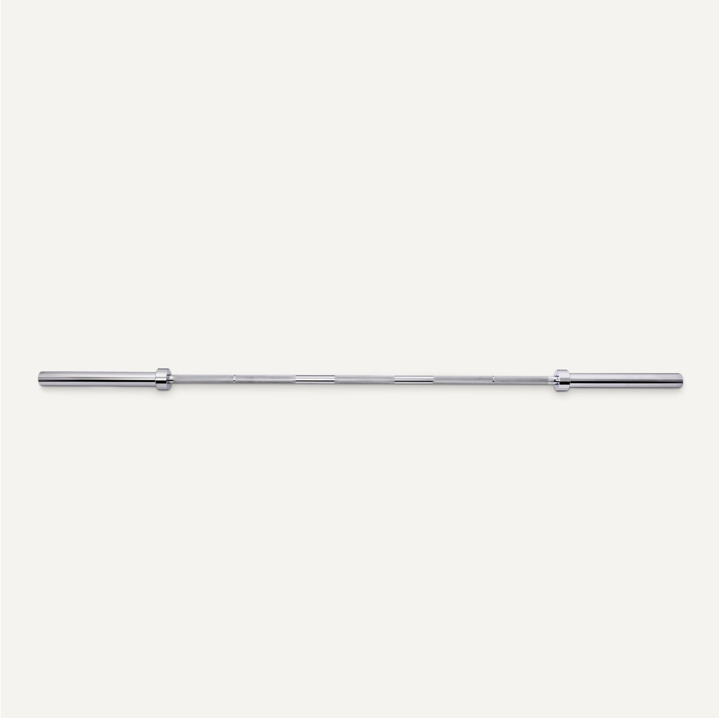 Amazon Basics 7ft Olympic Barbell Bar, 2" Diameter, Chrome Finish, 500-Pound Capacity