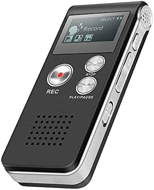 TEAMWILL 8GB Paranormal Ghost Hunting Equipment Digital EVP Voice Activated Recorder USB US (Black)