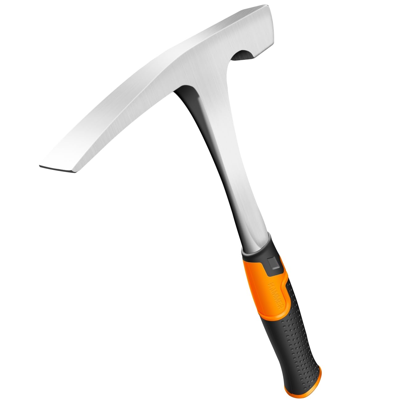 Mason's/Bricklayer'sHammer-32 oz Brick Hammer Masonary Tool- Forged one piece Steel Construction&shock reduction handle（12.7inch）