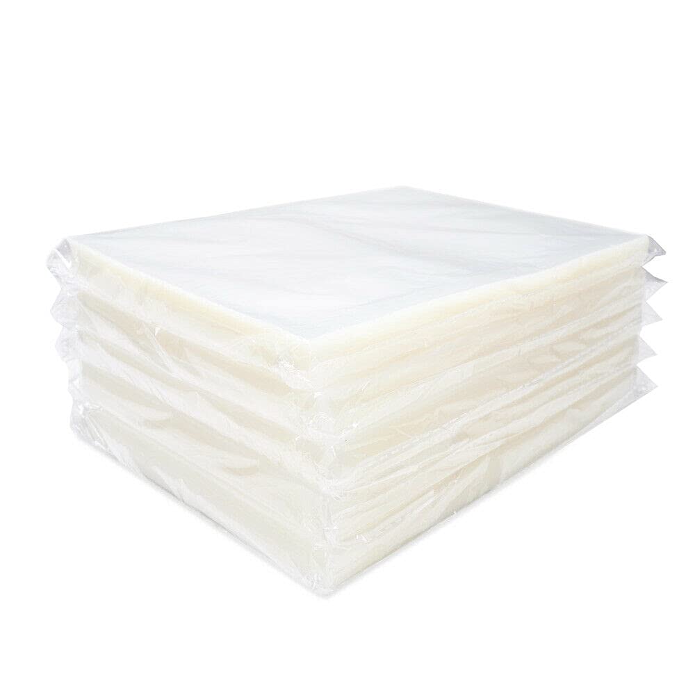 PouchWorth 500 pcs Clear 11" x 16", 3 mil Chamber Machine Pouches, Pre-Cut Chamber Vacuum Sealer Bags, Heavy Duty Seal Pouch, BPA-Free Chamber Sealer Bags with Tear Notch