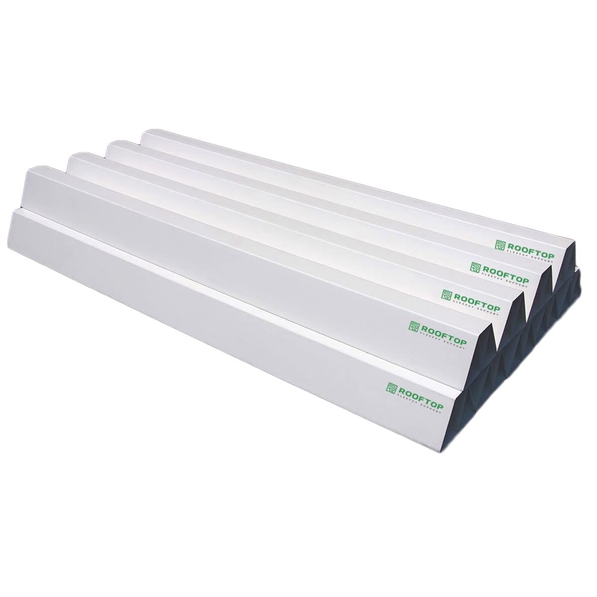 9-Pack 36" PVC Rooftop Support - Can Be Cut to Desired Length - Roof Blocks for Conduit - PVC Pipe Support for Gas Pipe, Conduit, HVAC Units, Mechanical, Condensate Lines on Roofs - from MIRO-CG