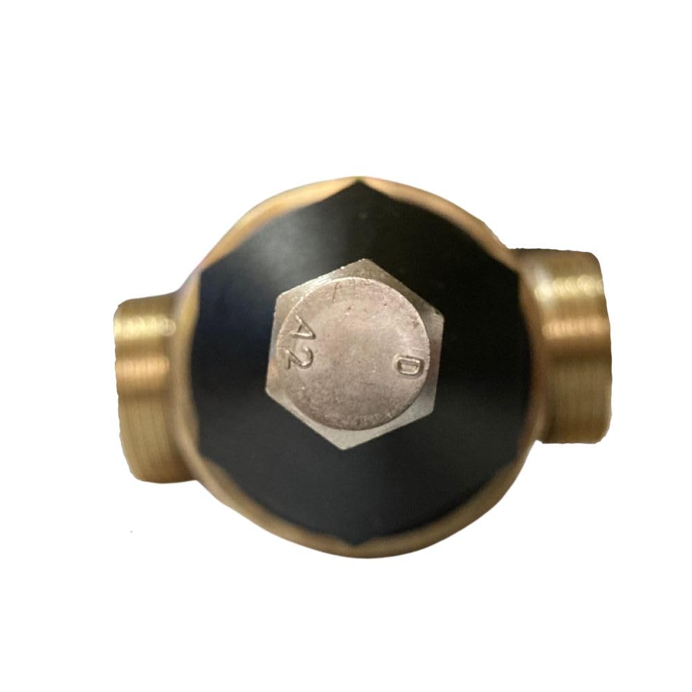 Water Pressure Reducing Valve Double Union Brass Stainless Steel Strainer Threaded (1 1/4)