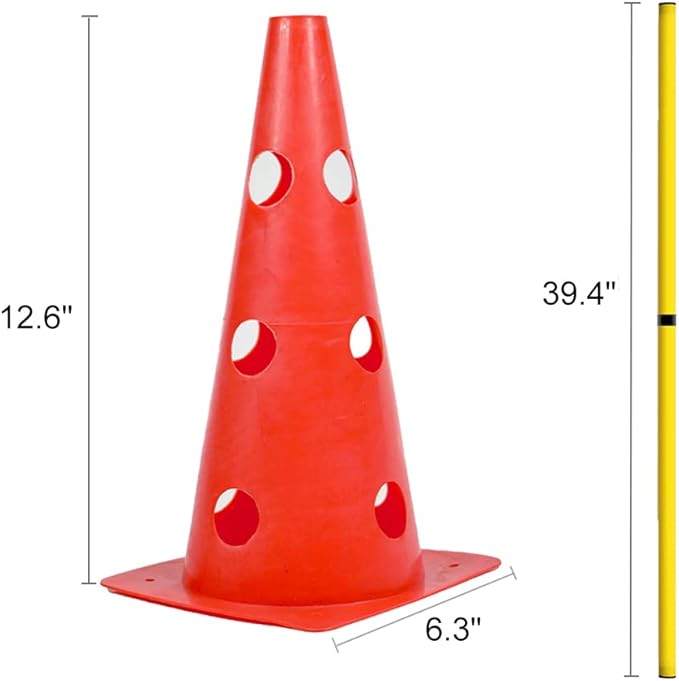 Hurdle Ladder Triangle Marker Cone Pad Disk Hurdle Multifunctional Set
