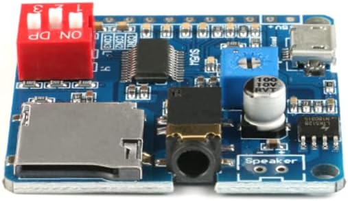 JESSINIE DY-SV5W MP3 32G Voice Playback Module Player Music Voice Board IO Trigger UART Serial Adapter Control Playback