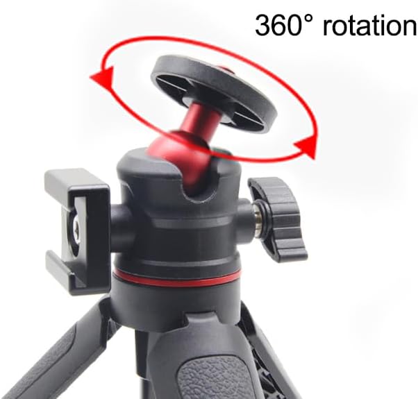 Anntery Sony,Canon,Nikon,Fujifilm,Panasonic,Black-A028 Camera Tripod Flexible for Mini Desktop Table Tripod Extendable