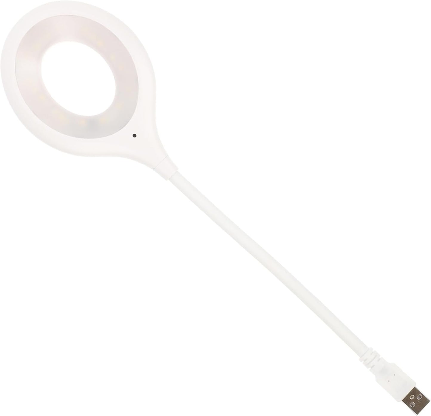 Dimmable Voice Activated USB Gooseneck Lamp Flexible Bedside Reading Light Night Light for Bedroom USB Powered