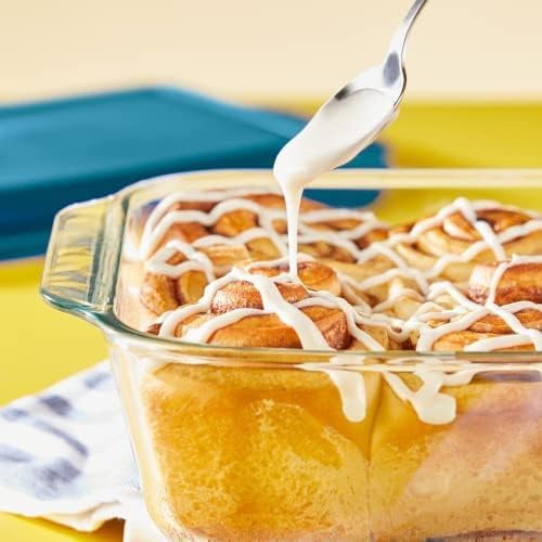 Pyrex Deep 9x13-Inch Glass Baking Dish - Versatile Casserole Dish with Lid | Oven, Freezer & Microwave Safe