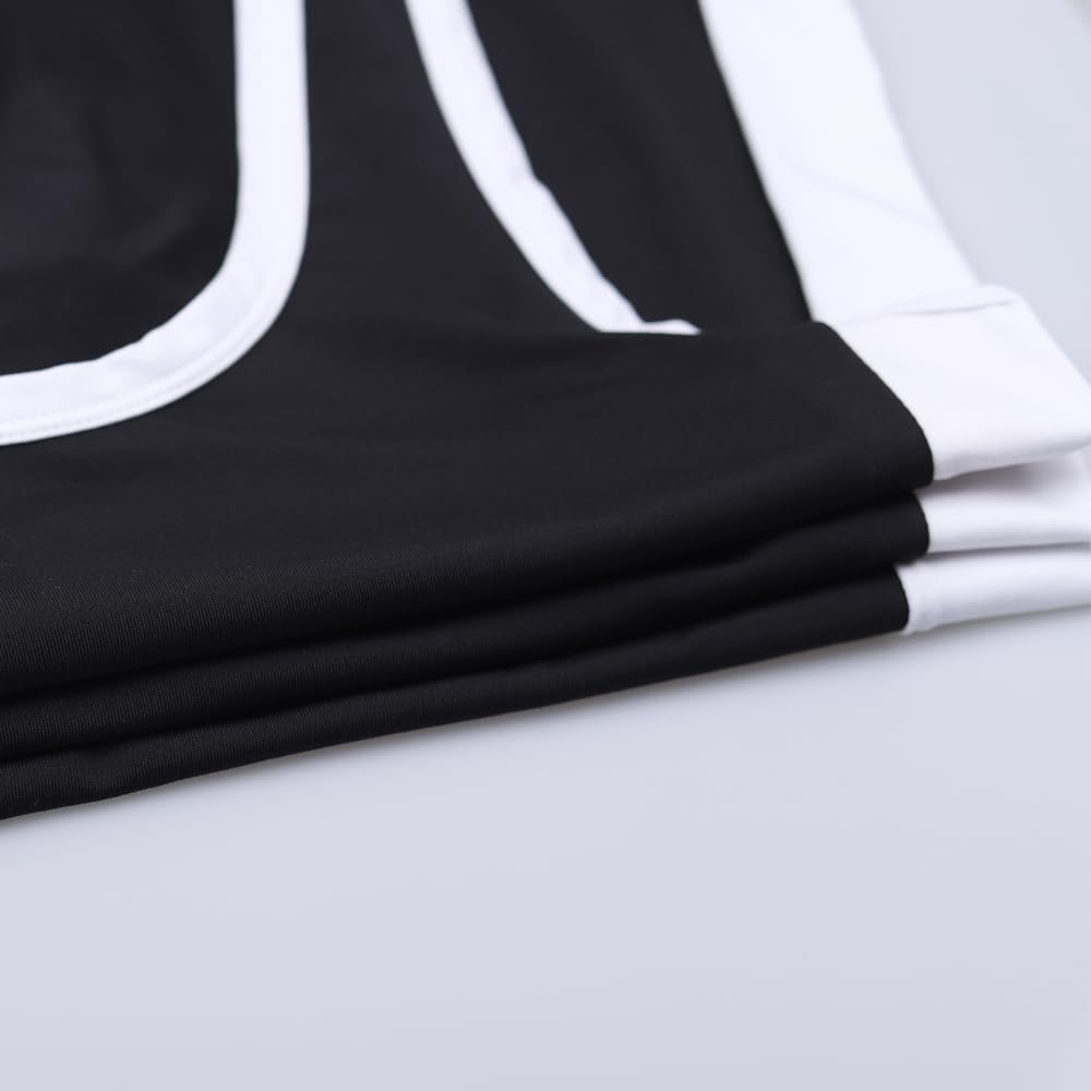 DLSMDOUS Men's Wrestling Singlets Sleeveless Athletic Supporters Wrestling Uniform Sports Bodysuit Jumpsuits for Fun 4309 Black S