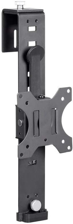 Monoprice 10 17.6lbs, Cubicle Flat Panel Monitor Mount - Easy Height Adjustments, Up to Black - Workstream Collection