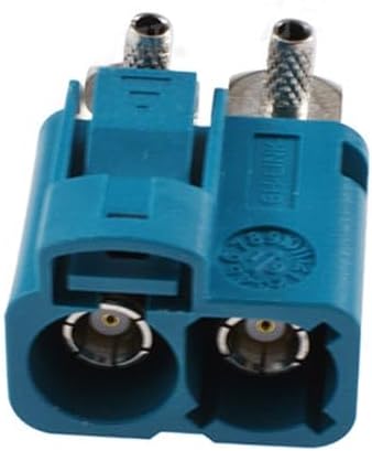 keisnoaja RG316 RG174 15mm 50ohm Fakra SMB Z Double Female Right Angle RF Coaxial Adapter, Fakra Z Double Female