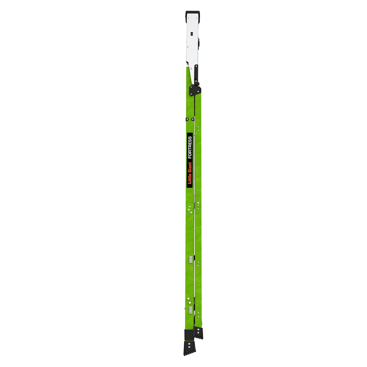Fortress, 3' Model - ANSI Type IAA - 375 lb Rated, Fiberglass Platform Ladder with Ground CUE, Wraparound Enclosure, and Auto-Closing Gate