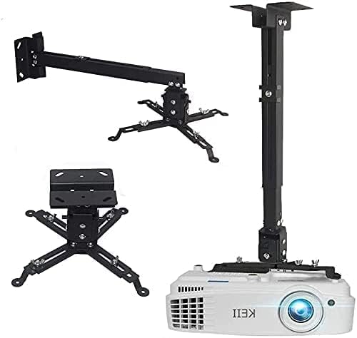 Coret 33 lbs Universal Projector Mount Adjustable Ceiling Wall Mount, Projector Extending Arms Mount for LCD/DLP Home