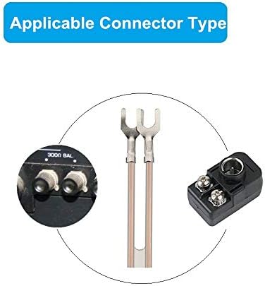 Ancable 300 Ohm FM Antenna T Shape Dipole Radio Ant with Spade Terminal for Yamaha Sharp JVC Denon Marantz Vintage
