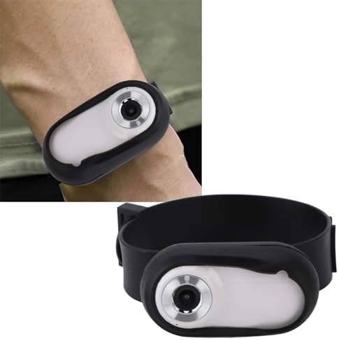 Sanpyl 1080P, 0.96 inch 5 Pet Collar Camera HD LCD Display, Minutes Video, for Cats Dogs, ABS Material