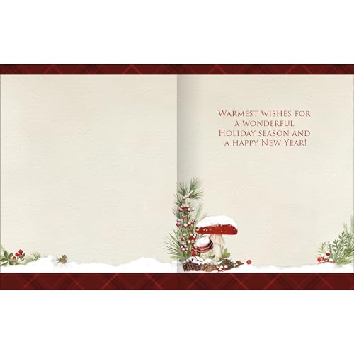Lang, Holiday Mushrooms by Nicole Tamarin Boxed Christmas Cards