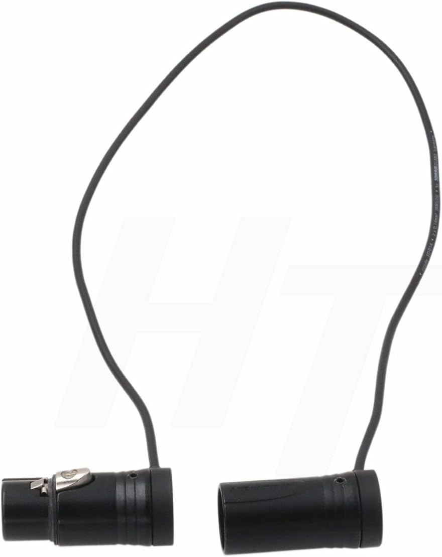 3 888 633 20" Audio Cable Low-Profile XLR Pin Male to Female for Mic Camera Sound Devices Zaxcom Zoom Audio Recorder