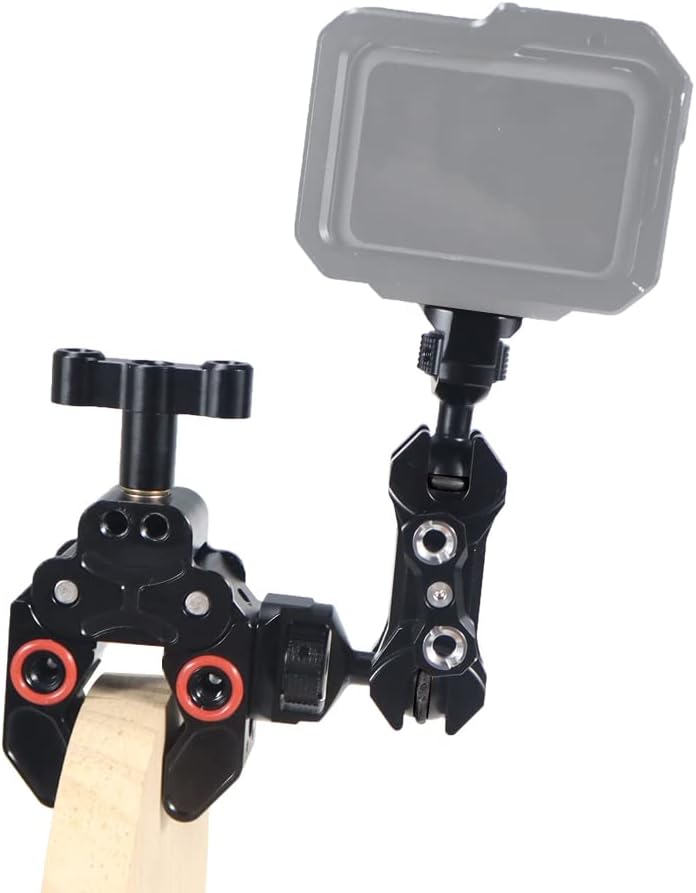 FEICHAO XT20/XT30, F5Pro Magic Arm Kit Anti-loosening with Super Clamp/Camera Cage Aluminum Alloy Compatible with Fuji