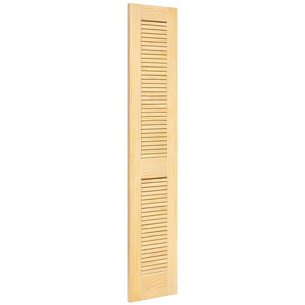 Kimberly Bay Traditional Louver Louver Solid Pine Unfinished Interior Door Slab (18x80)