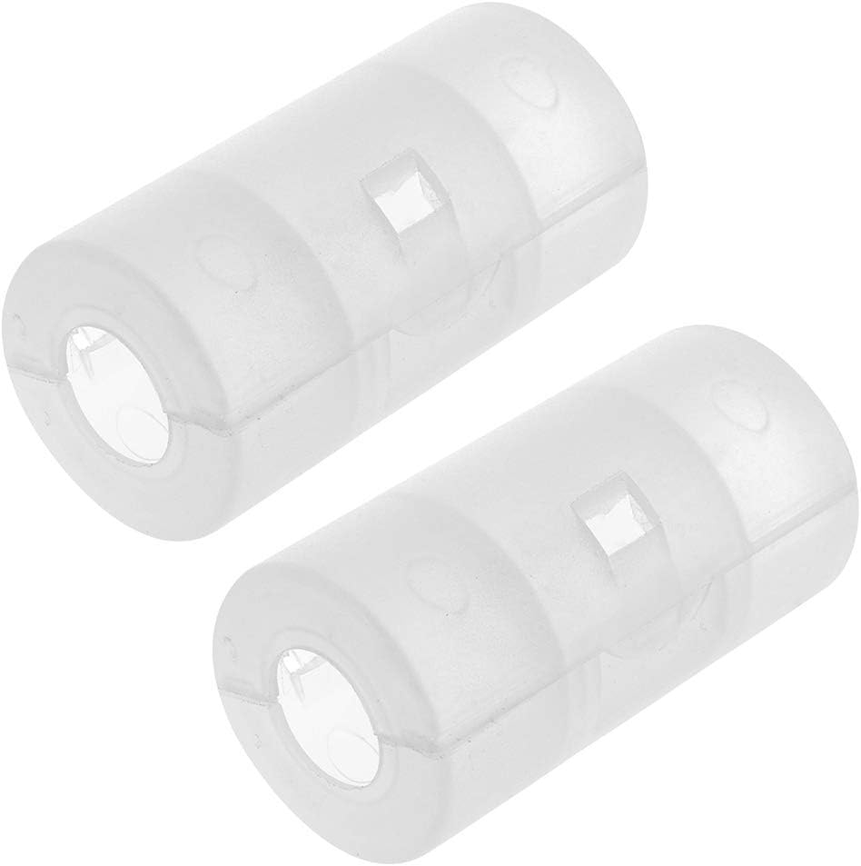 YXQ 16Pcs AA to C Size Battery Adapter Converter Case Spacers Holder Transparent Plastic Protective Container