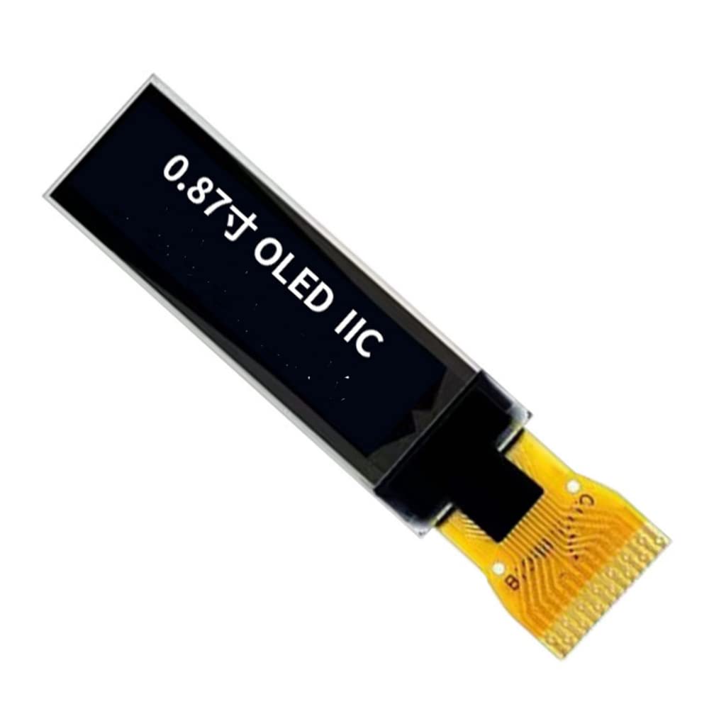 Senzooe 0.87 inch 128X32 OLED display white light LCD screen HD highlight