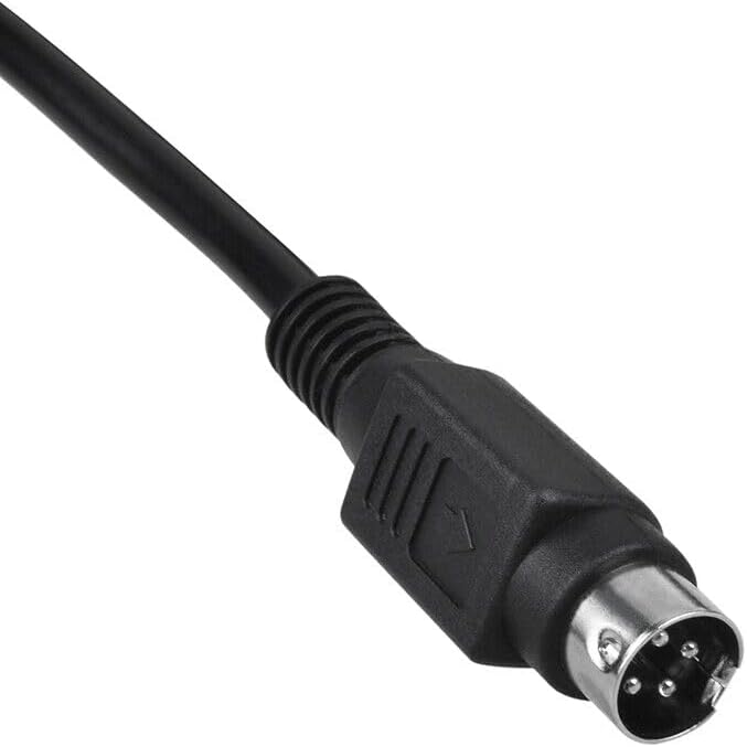 Musstad 4-Pin 52X16X 3202 3244 32023244 12V 5V 4-Metal-Pin 5-Metal-Pin.) Mini DIN AC DC Adapter for Memorex Ultra-Speed