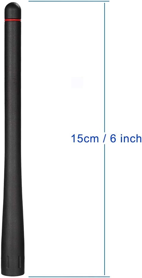 BINGFU 136-174MHz 2-Pack HX210 HX870 HX890 HX300 HX380 HX40 HX280 HX290 HX370 Handheld Marine VHF Radio Antenna Rubber