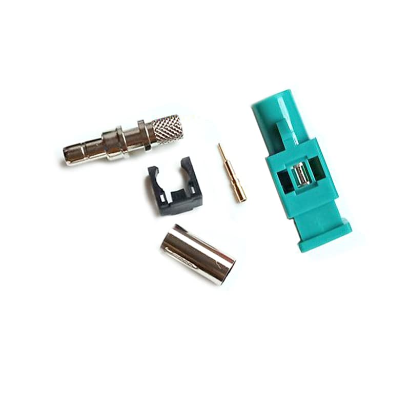 RG142 RG223 RF Coaxial Cable Connector, Fakra Video Connector Z Male Cable Connector for Car XM Radio GPS Telematics