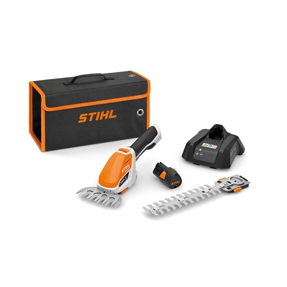 Stihl HSA 26 - Forbici per arbusti a batteria con AS2 e AL1, Orange / White