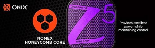 Onix Z5 Graphite Pickleball Paddle with Cushion Grip and Paddle Cover