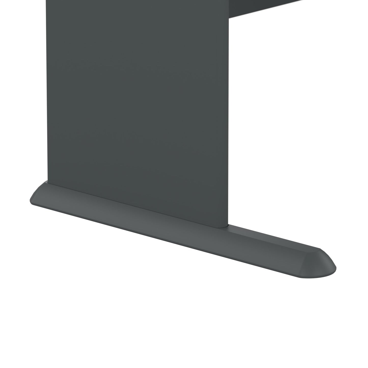 Bush Business Furniture Series A 36W Small Desk in White Spectrum and Slate, Compact Computer Table for Home or Professional Office