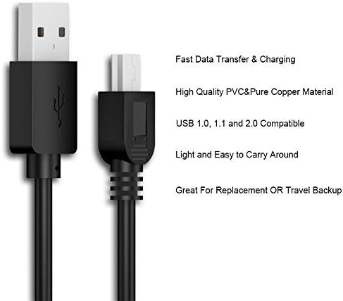 MaxLLTo HMX-F900 HMX-F900 USB Power Charger Cord Sync Data Cable for Samsung Camcorder BP BN