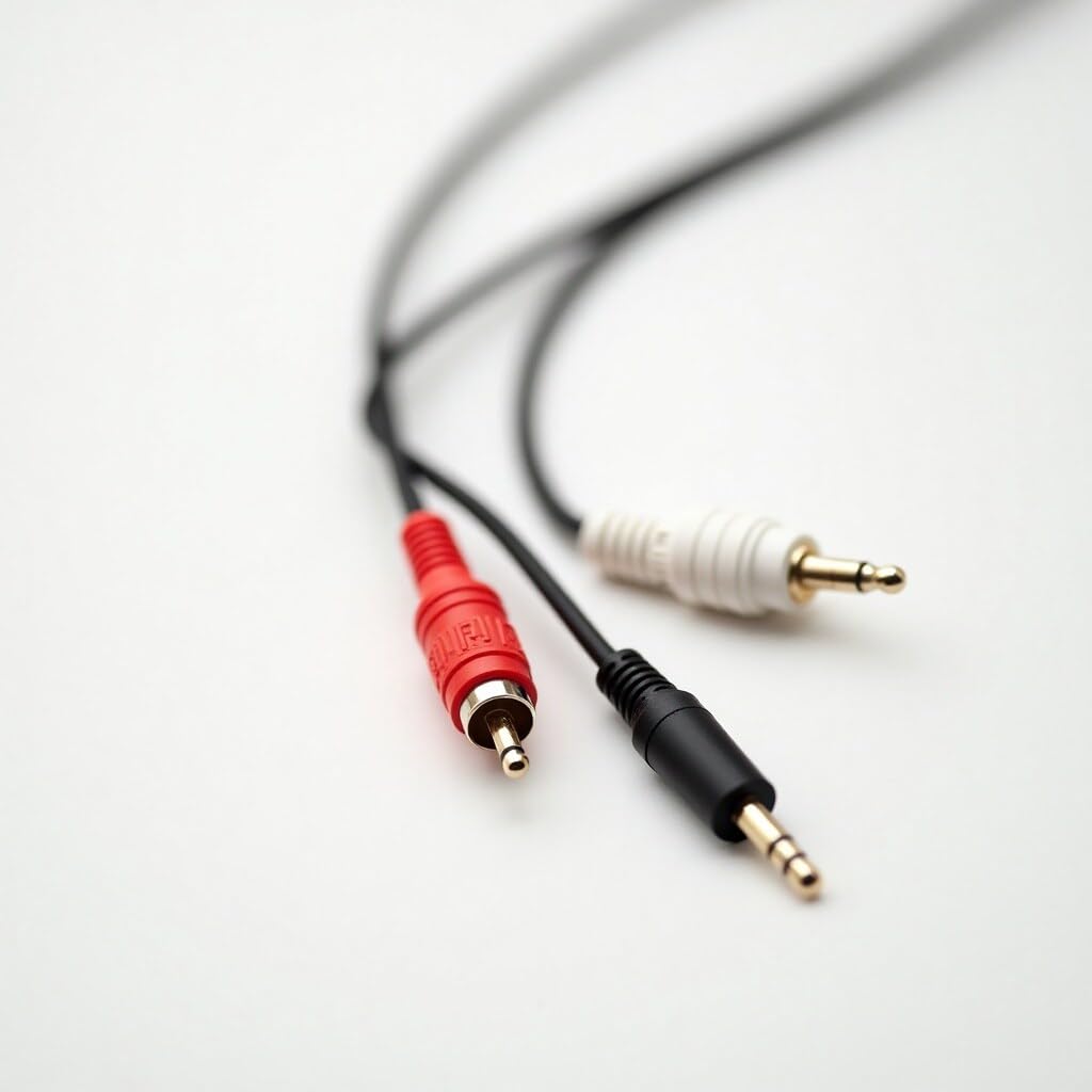 3.5mm to RCA Audio Cable for High-Quality Sound