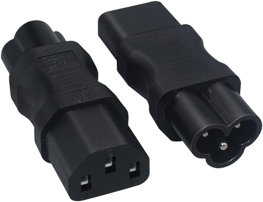 JORINDO 2 Pack IEC320 C6 C13 3 C13 3 C6 C6 C13 to Power Adapter Adapter Plug,IEC Pole Female to PIN Male AC Converter