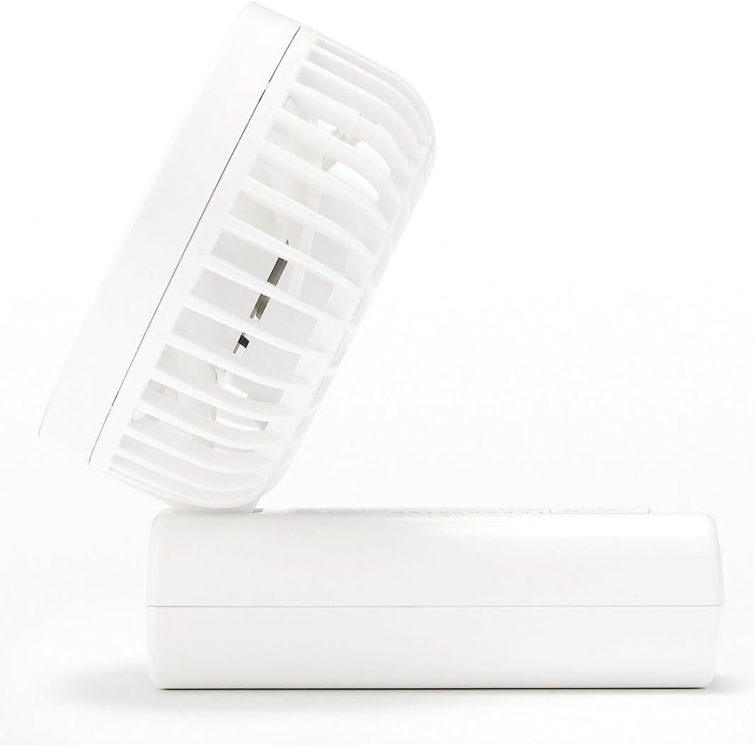 White/MJ-HF4-WH MUJI Rechargeable Compact Handy Fan