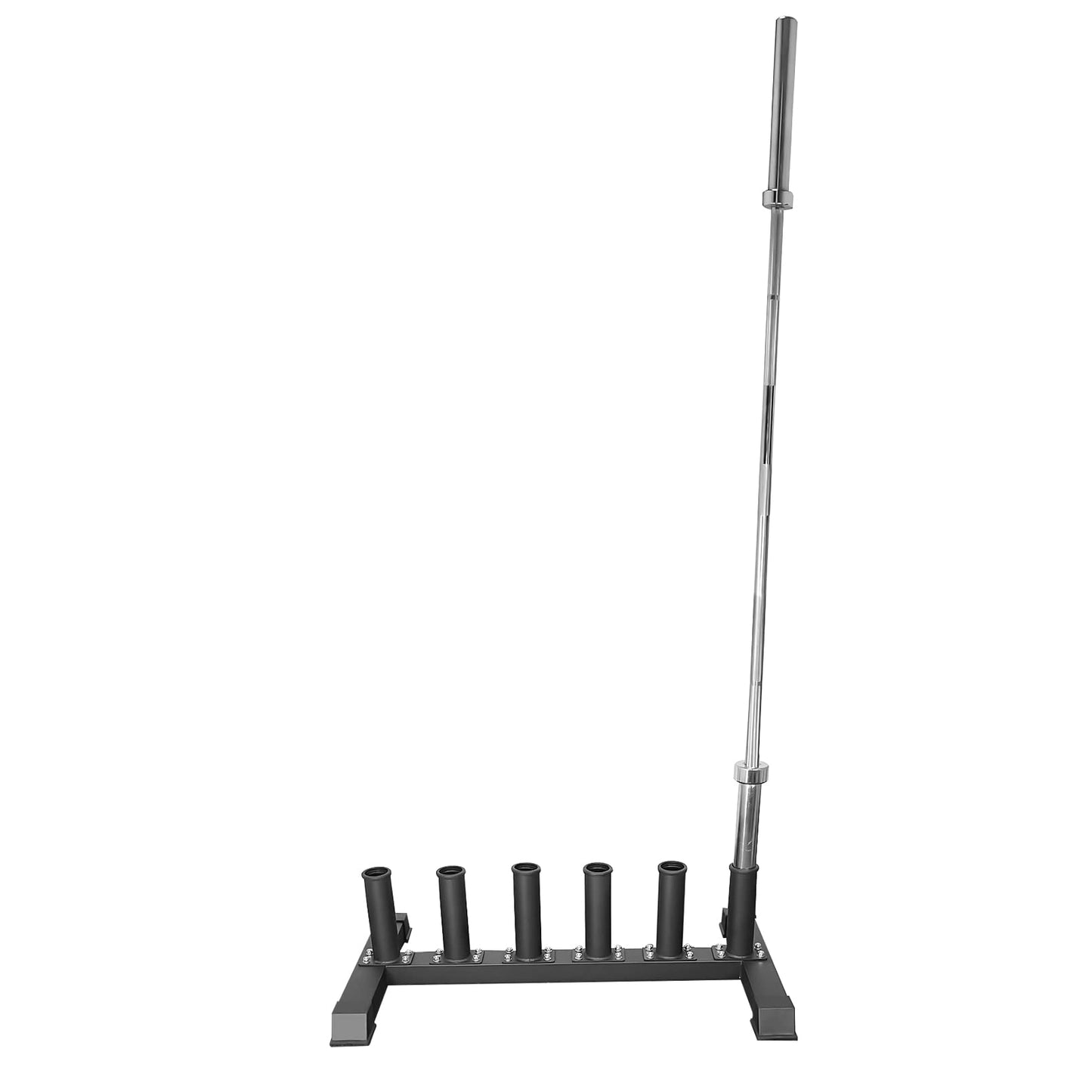 Luwint Freestanding Barbell Holder, Floor Stand Vertical 6 Bar Storage Rack for 2'' Olympic Bars