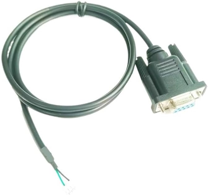 VCALDGFZ 9 DB9 3-Pin Cable(1m) Satellite Receiver Firmware Update Flash Cable Pin Female to Terminal Update Upgrade