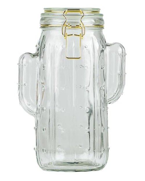 10 Strawberry Street Saguaro Hermetic Jar, set of 3, clear