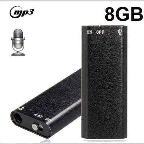 MONGITI 8GB Mp3 MONGIFI Ultra Thin Digital Voice Recorder - Super Sensitive Microphone & Player