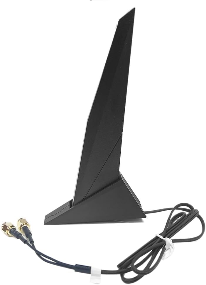 XLQJVPO 2.4GHz 5GHz 80cm Z390 Z490 X570 2T2R Laptops Dual Band WiFi Antenna RP-SMA Magnetic Base Adapter Antenna
