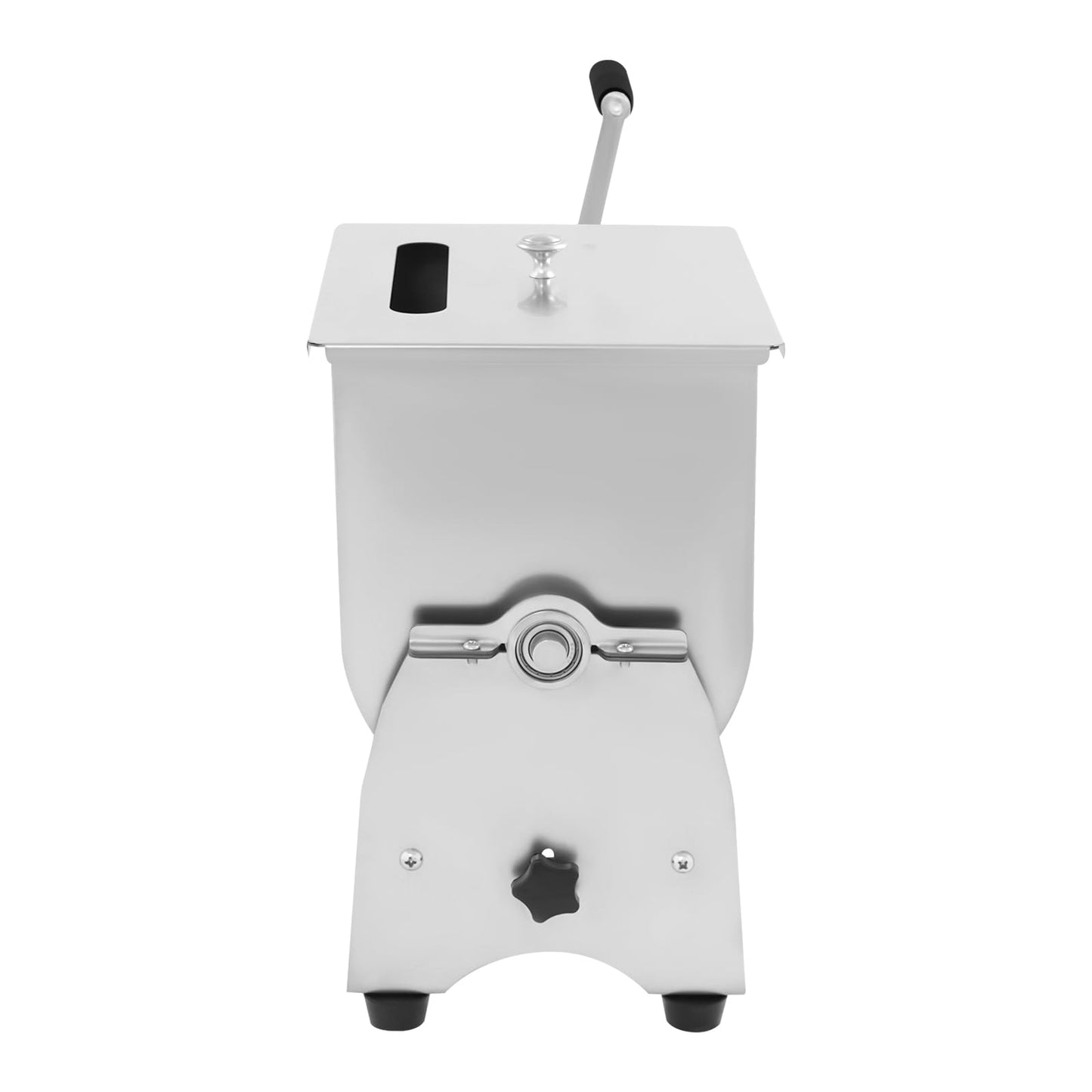 Meat Mixer, 22/44lbs Manual Stainless Steel Tilt Tank Hand Crank Sausage Mixer Machine Commerial Food Mixer with Removable Paddle for Home Deli Butcher Mixing Vegetables Spices (Tilt-type, 22lbs)