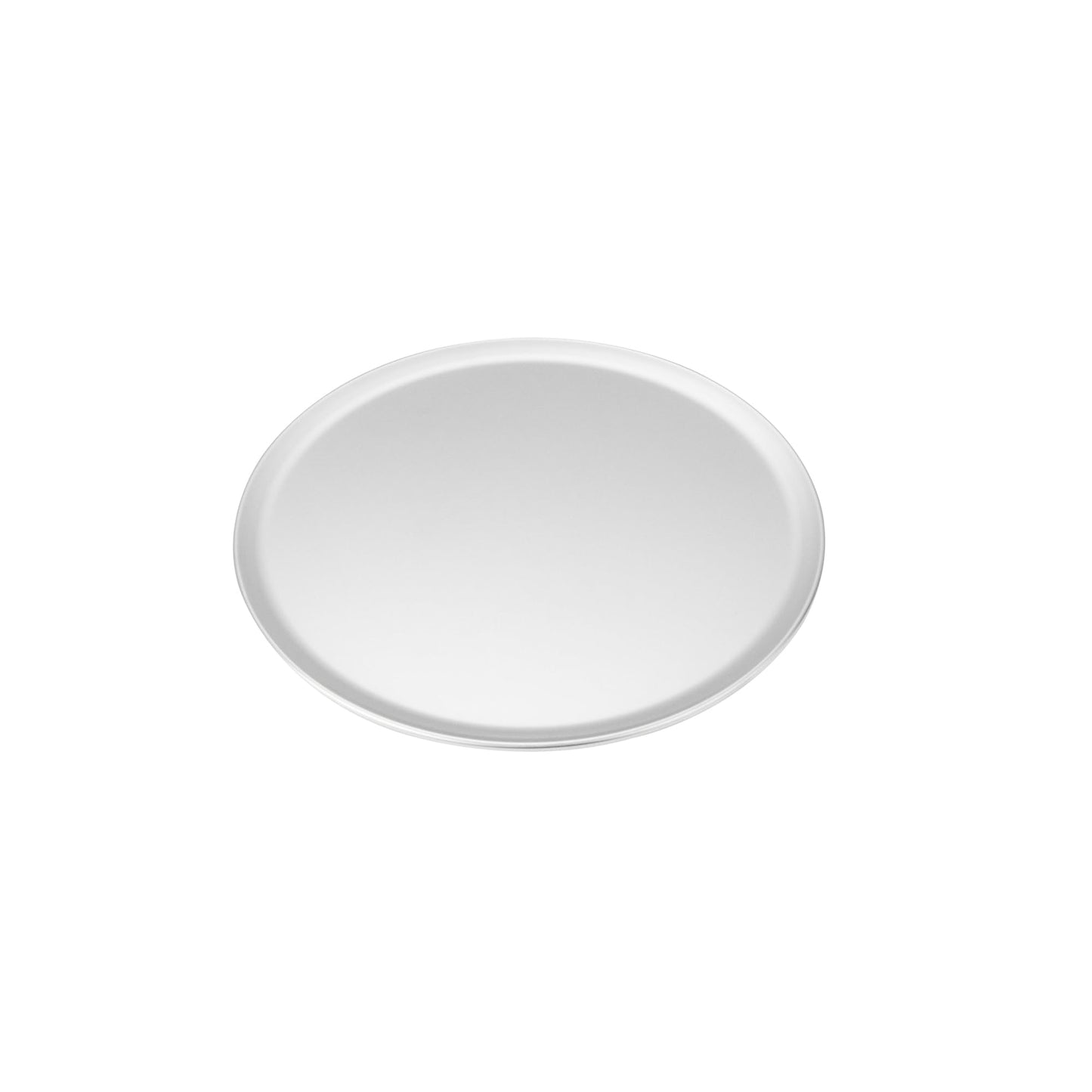 Restaurantware 12 Inch Aluminum Pizza Pan 72 Count Coupe Silver Pizza Pan, Heat Conductive Round Pizza Tray, Lightweight Corrosion-Resistant Serving Tray For Restaurant Or Home Use