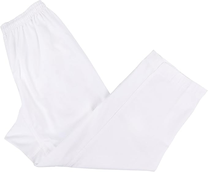 FitsT4 Sports Karate Pants 8oz Middleweight Elastic Waist Martial Arts Pants Perfect for Training or Competition, 000-5