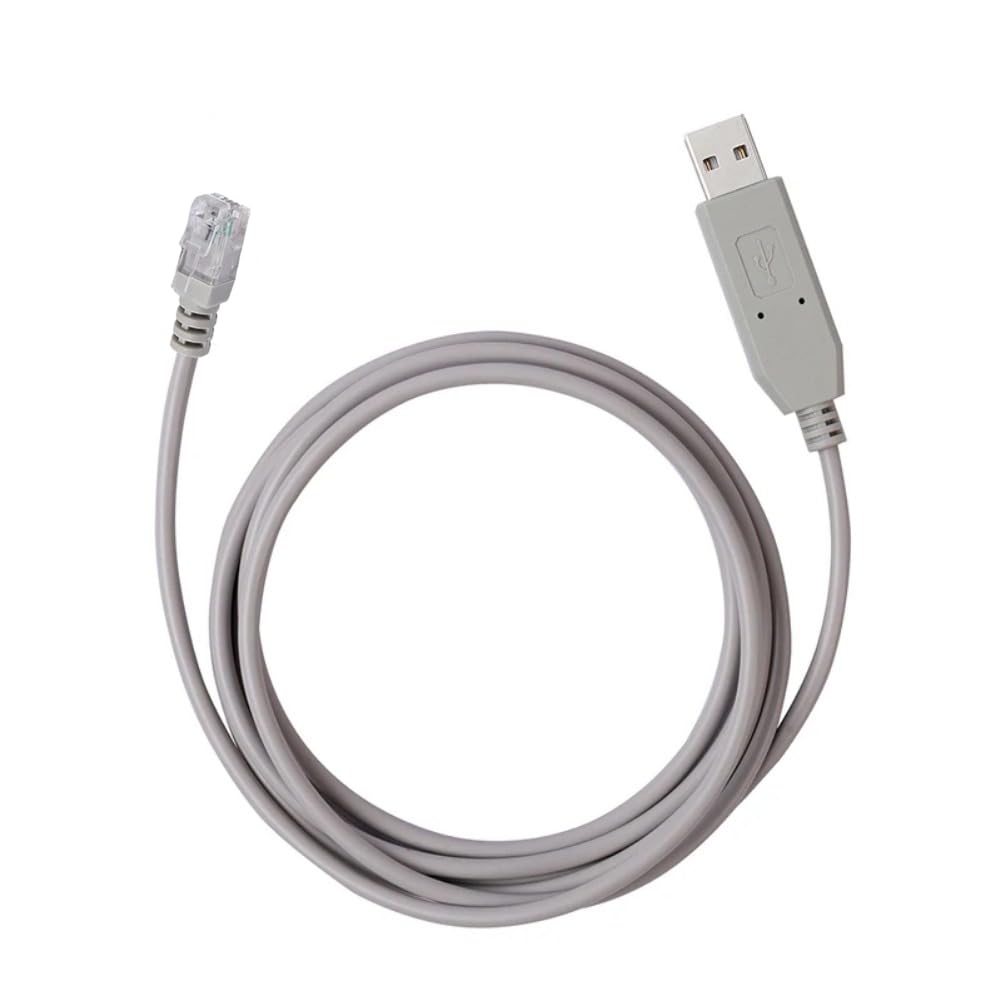 RS232 RJ9 4P4C PL2303GT Chipset Control(Grey,10FT) Youtang Hand Control USB Serial to Update Firmware Cable