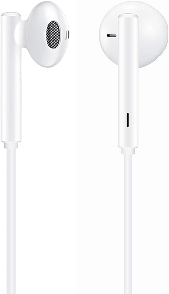 2 Pack 3.5mm 3.5mm Premium in-Ear Headphones with Plug: Control Music, Phone Calls & Volume with Built-in Remote