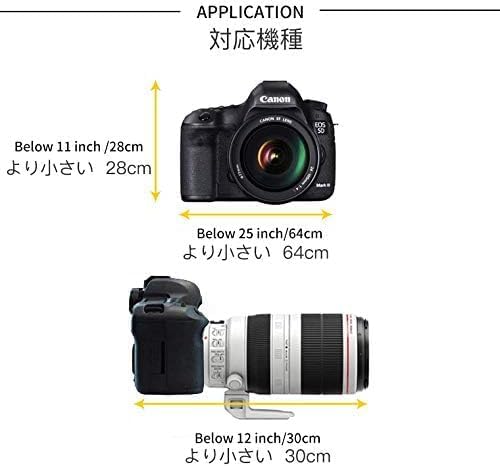 CamRebel 24-70mm, 24-105mm, 15-85mm,18-135mm, 55-205mm, 70-200mm Cold-Proof Warm Cover for DSLR Camera, Camera Rain