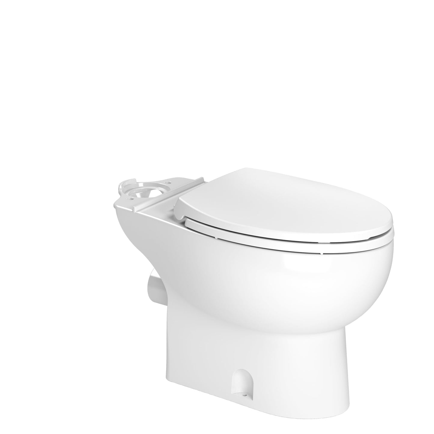 SANIFLO Saniaccess 3 + Toilet Bowl Elongated + Toilet Tank Bundle - Residential - White