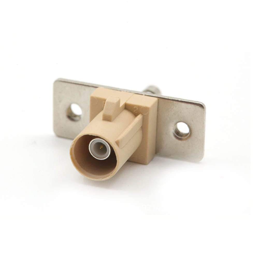 RG316 RG174 2-Hole RF Coaxial Cable Connector, Fakra Video Connector I Male Cable Connector with Baffle for Car XM