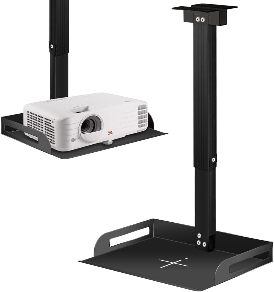 Drsn 11.4-22 11 Lbs Universal Ceiling Mount with Tray for Projector/Camera, Adjustable, Load Bearing, No Hole